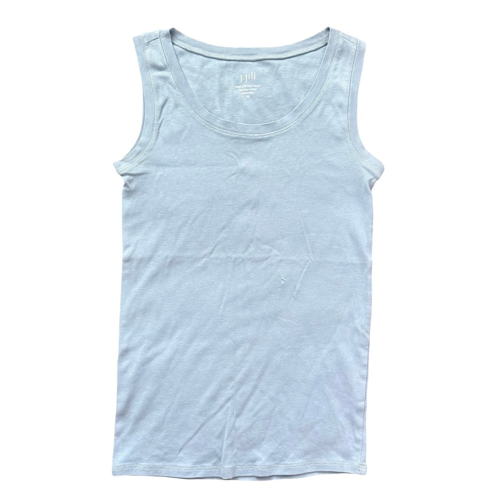 NWOT J. JILL LIGHT BLUE TANK TOP // SIZE XS🩵